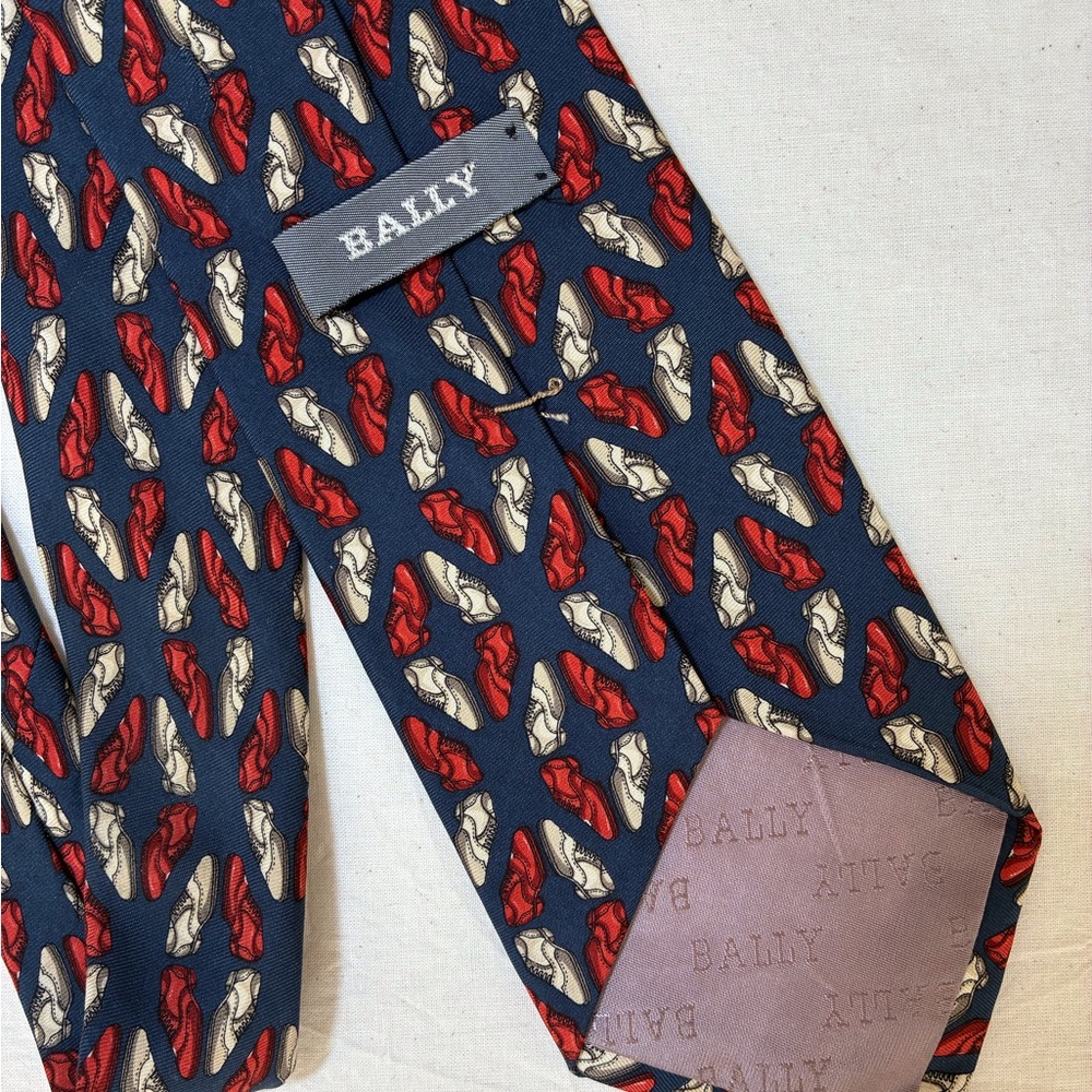 Bally Spectator Shoe Print Tie